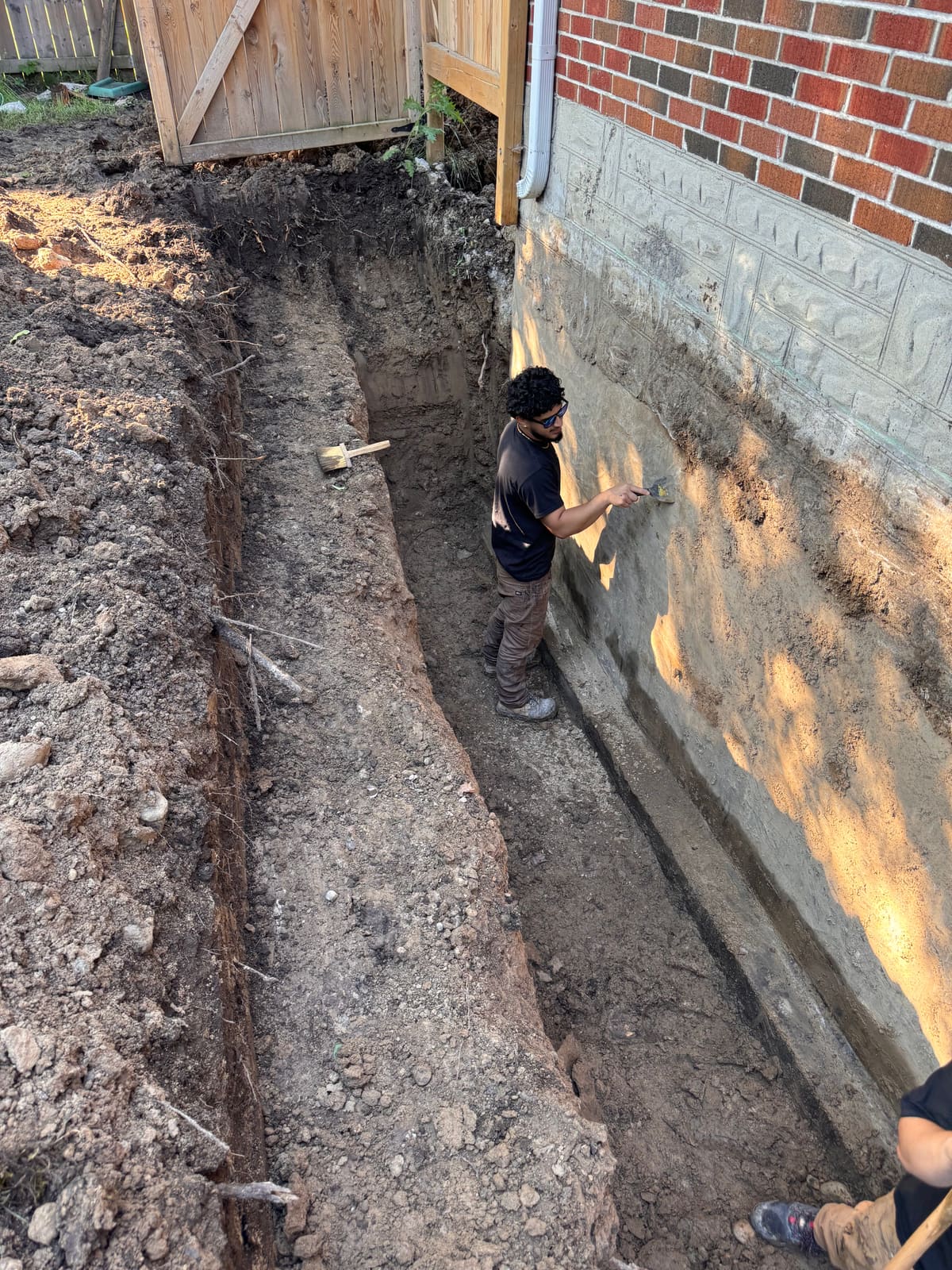 Curb work