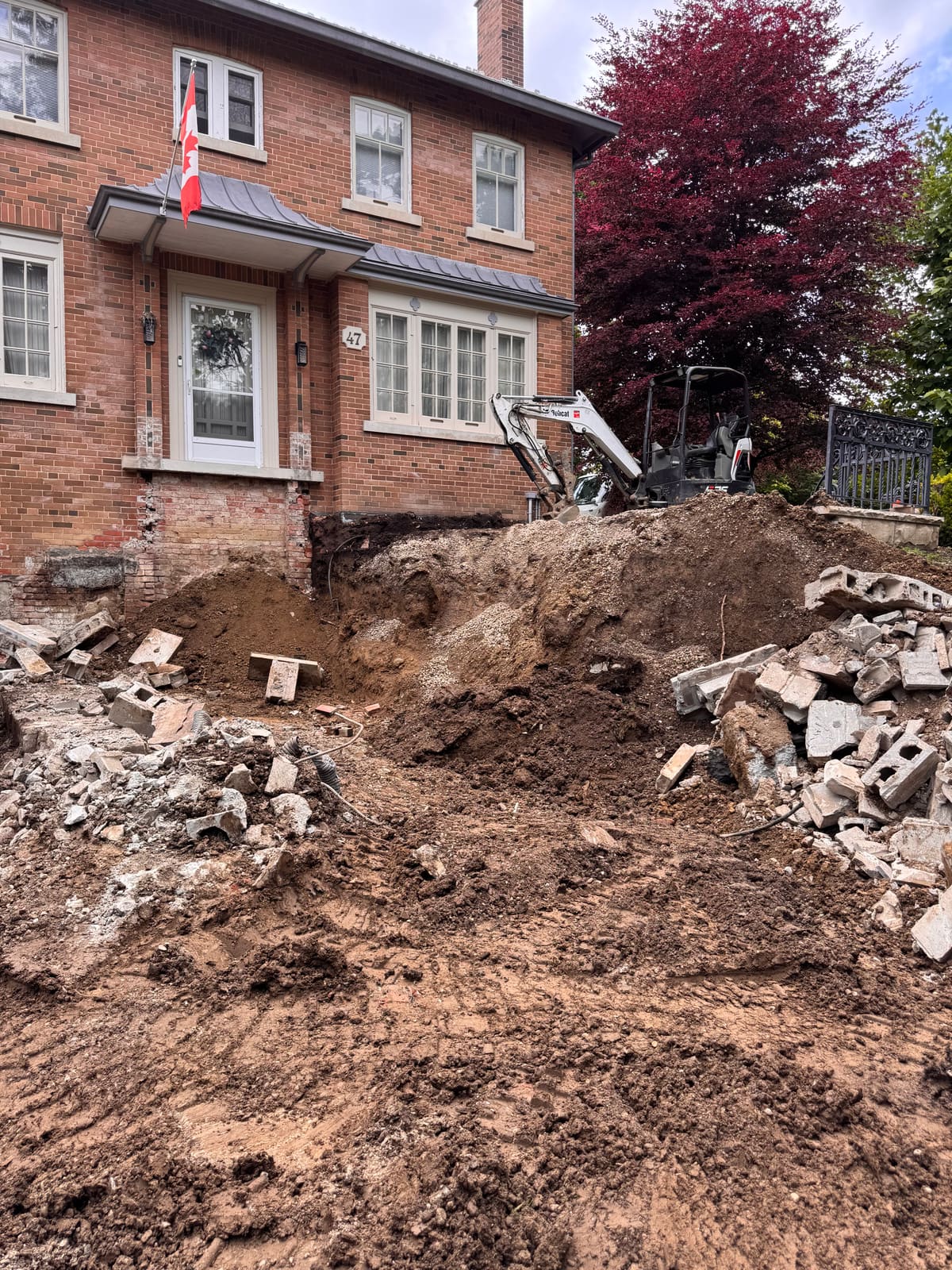 Demo and dig-out